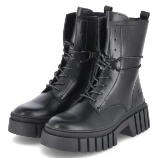 Dockers By Gerli Schnürboots - Gr. 38 - Schwarz - Synthetik