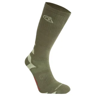 Craghoppers - "Adventure" Stiefelsocken Insektenabwehr für Herren/Damen Unisex (Wilde Olivefarbe/Knospen Grün)