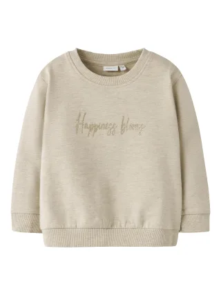 NAME IT - NMFLAISE NREG SWEAT BRU peyote melange - Gr. - 92