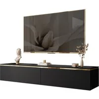 Lookway TV-Schrank AURORA Schwarz matt