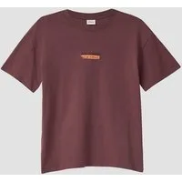 s.Oliver Kurzarmshirt T-Shirt Oversize T-Shirt mit Rücken- und Frontprint