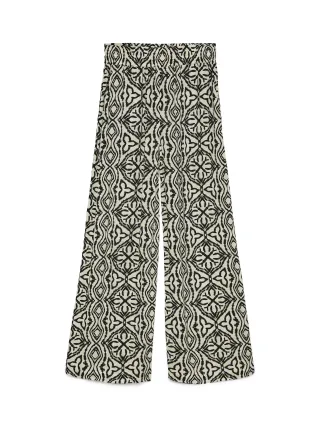 VERO MODA - VMMENNY HW WIDE PANTS WVN BOO Birch - Gr. - S