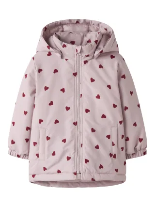 NAME IT - NMFMAXI JACKET PA AOP NOOS Violet Ice - Gr. - 116