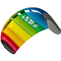 HQ Flug-Drache Lenkmatte Symphony Beach III 1.3 Rainbow R2F, Allround Lenkdrachen Ready to Fly