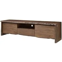 Massivmoebel24 TV-Board PURE ACACIA (Massivholz), TV-Board Akazie 191x45x50 braun lackiert PURE ACACIA #802