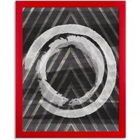 Einzelrahmen Bilderrahmen Bern, (1 Stück), 60x90 cm, Rot, MDF