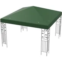COSTWAY Pavillon-Ersatzdach 3x3m, mit Ablauflöchern & Klettverschlüssen