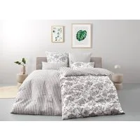 OTTO home Bettwäsche Nordby, Seersucker, 2 teilig, Bettwäsche aus Baumwolle, skandinavisches Design, ab Größe 135x200 cm