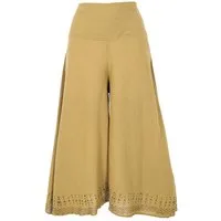 Guru-Shop Relaxhose Palazzohose, 3/4 Hosenrock, bedruckte.. alternative Bekleidung