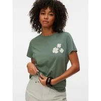 Vero Moda Kurzarmshirt VMVANJA SS TOP BOX JRS Baumwolle