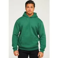 behype Hoodie BHHOBART Herren Basic Oversized Hoodie Raglan Kapuzenpullover Sweater