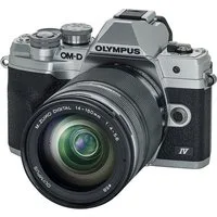 Olympus OM-D E-M10 M IV+ED 4-5,6/14-150 mm II silber Kamera-Kit Systemkamera