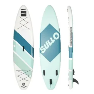 [EU Direct] WaveRite Inflatable Stand Up Paddle Board 320*84*15cm 12-15 PSI SUP with Pump Paddle Leash Backpack