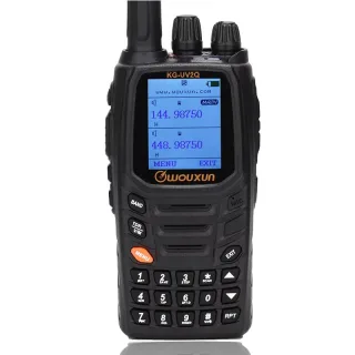 Wouxun KG-UV2Q 8W Multi Band Walkie Talkie UHF VHF AM FM High Power Long Range SOS 999 Channels Two Way Radio for Travel
