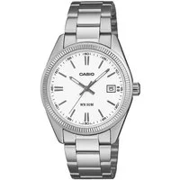 CASIO TIMELESS COLLECTION Quarzuhr UTP-1302PD-7AVEF, Armbanduhr, Damenuhr, Herrenuhr, Edelstahlarmband, analog, Tag