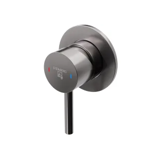 Steinberg Serie 100 Brause-Einhebelmischer, Gunmetal gebürstet 100 2250 BGM