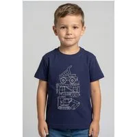 Blue Seven T-Shirt Basic Passform, ohne Verschluss, unifarben oder mit Druck