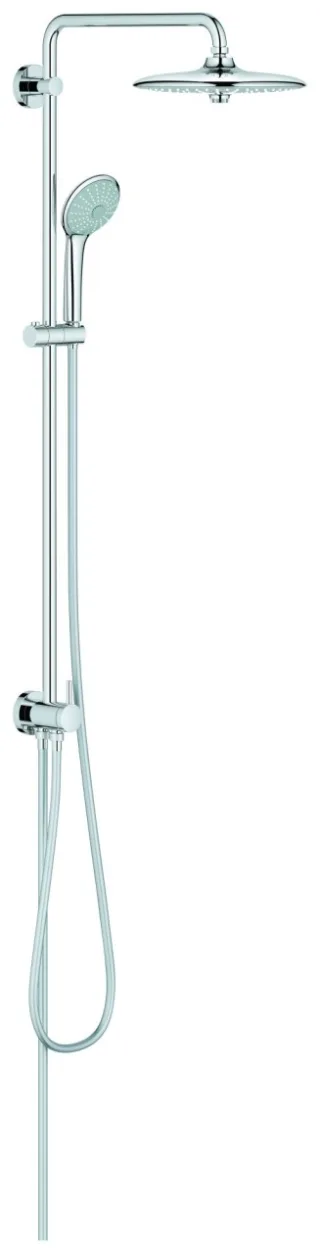 Grohe Duschsystem Euphoria System 260 27421 mit Umstellung 9,5l/min chrom, 27421002 27421002