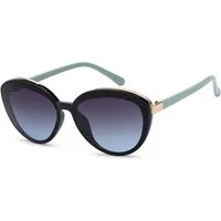 styleBREAKER Sonnenbrille Ovale Sonnenbrille - filigraner Kunststoff Rahmen (1-St) Gradient