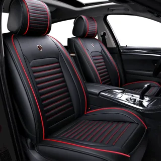 Universal Full Car Front Seat Mat Covers PU Leather Breathable Cushion Pad