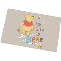 Geda Labels GmbH Platzset Winnie Pooh too Cute to Bear 1er, (1-St), Beige, 43x29x0,1, leicht zu reinigen