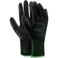 Midori Arbeitshandschuh-Set (12-St) Montagehandschuh Schutzhandschuh Polyester, Polyurethan Größe S (Nr.7)