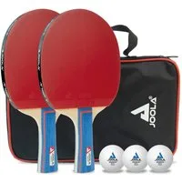 Joola Tischtennisschläger Set "Duo" (6-tlg., mit 2 Schlägern, 3 Bällen und Aufbewahrungstasche)