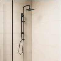 Grafner Duschsystem Grafner® Duschgarnitur mit Regenschauerduschkopf und Handbrause, 1 Strahlart(en)