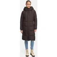 Marikoo Winterjacke Chumanii Warmer Wintermantel mit langem Schnitt für kalte Tage.