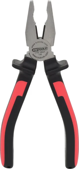 KS Tools ERGOTORQUE Kombinationszange rot/schwarz - 115.1021