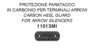 Carbon Cover /Abdeckung f. Arrow Auspuff Kove 800 X Pro / Rally Bj.2025 (72667PK/AKN/PO/AON)