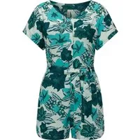 Ragwear Jumpsuit Salwin Kurzer Overall mit Taillen-Bindeband