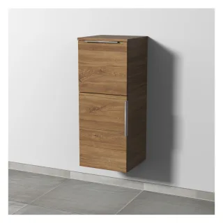 Sanipa 3way Mittelschrank mit 1 Tür und 1 Auszug, Eiche-Kansas, UM12659 UM12659