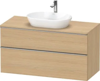 Duravit D-Neo Konsolenwaschtischunterbau wandhängend Natur Eiche Matt 1200x550x664 mm - DE4969070300 DE4969070300000