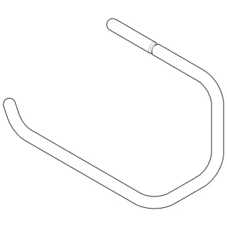 Dornbracht Bügel Papierhalter - 081870501-06 platin matt