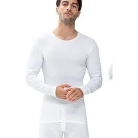 Mey Langarmshirt Casual Cotton (K) Elastischer Halsabschluss