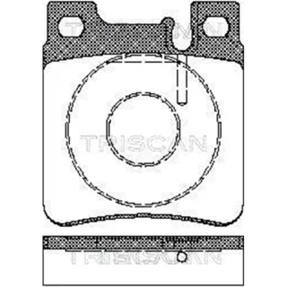 Triscan Bremsbel?ge hinten Chrysler Mercedes 811023003