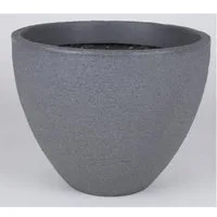 Jelenia Plast Pflanzkübel Pflanztopf "Stone" 78cm, H 57cm grau Übertopf