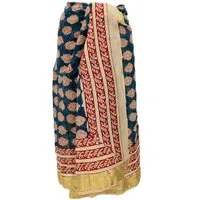 Guru-Shop Sarong Leichter Pareo Schal, Sarong, handbedrucktes..
