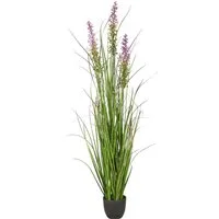 Kunstgras Grasbusch Pennisetum, Creativ green, Höhe 100 cm, mit dekorativen Blüten