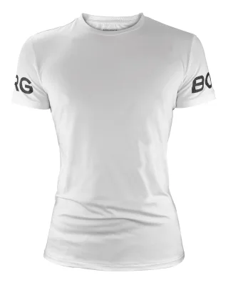 Björn Borg - Mens High Performance T-Shirt mit kurzen Ärmeln - Weiß