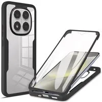 Wigento Handyhülle Für Xiaomi Redmi Note 14 Pro / Pro Plus 5G Full Cover 360 Grad Hülle, 360 Grad Schutz, stoßdämpfend, robust