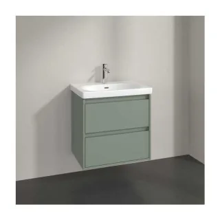 Villeroy und Boch Skyla Waschtischunterschrank C79500AF 2 Auszüge, 622 x 596 x 439 mm, Soft Green
