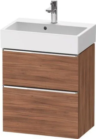 Duravit D-Neo Waschtischunterbau wandhängend Nussbaum Matt 584x372x625 mm - DE4329010790000 DE4329010790000