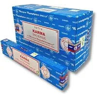 Satya Incense Räucherstäbchen 12x 15g Pack = 144 Räucherstäbchen, Satya Stäbchen, Made in India, Räucherstäbchen Duft Aromatherapie Satya Räuchern Incense Weihrauch