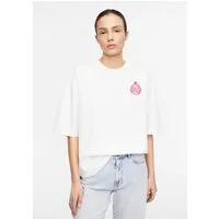 comma Kurzarmshirt T-Shirt Oversize-Shirt mit Artwork