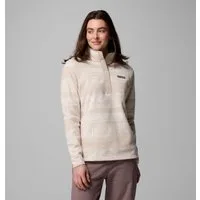 Columbia Fleecepullover Benton Springs Printed 1/2 Snap mit Halber Druckknopfverschluss, Langarm-Design, aus Nylon