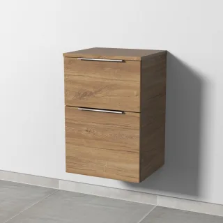 Sanipa 3way Unterschrank mit 2 Auszügen, Eiche-Kansas, UM14459 UM14459
