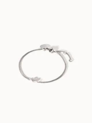 PURELEI Tiny Heart Armband, verstellbare Länge