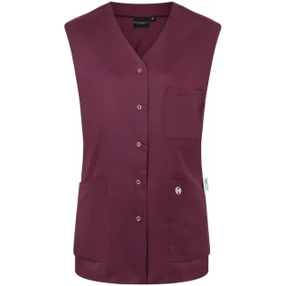 Karlowsky - "Essential" Arbeitsschürze für Damen Ärmellos (Aubergine)